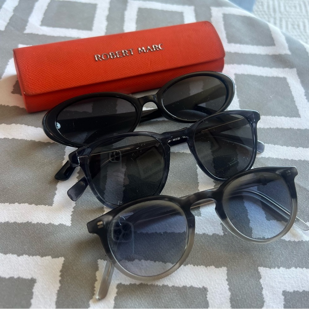 ROBERT MARC sunglasses + two unbranded sunglasses